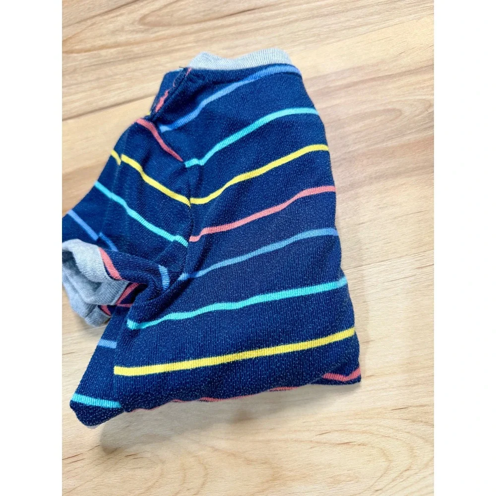 Wonder Nation Boys Pajama Set 2-Pack Blue Camo Stripe Henley 5T Sleepwear Bundle